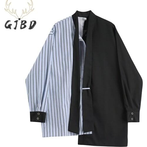 Блузки в полоску GJBD China At AliExpress