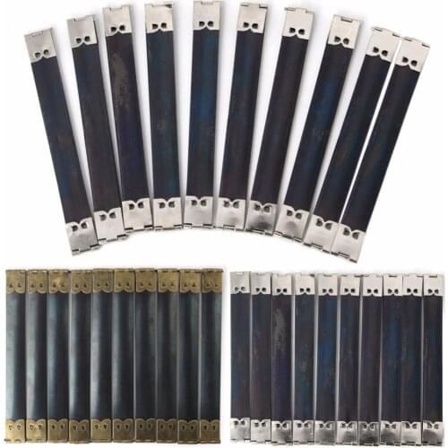 JAVRICK 10Pcs 8/8.5/10/12cm Metal Internal Flex Frames Kiss Clasp Sewing Bag Purse Craft