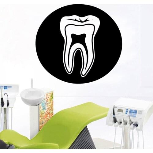 Creative Dental Wall Mural Removable Wall Decal For Dental Hospital Decor Wall Sticker Vinyl Art Decals Wallpaper