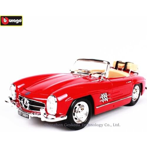 Bburago 1:18 1954 Mercedes 300SL Alloy Retro Car Model Classic Car Model Car Decoration Collection gift