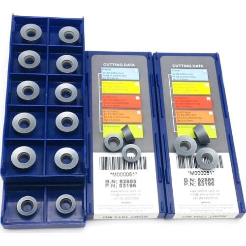 10 pieces of RDMT1204 MO LT30 RDMT10T3 MO LT30 CNC carbide insert lathe parts tools