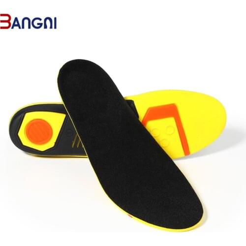 3ANGNI Slight Orthotic Insoles Arch Support for Plantar Fasciitis lower back pain relief PU Insole Health Sole Pad for Shoes