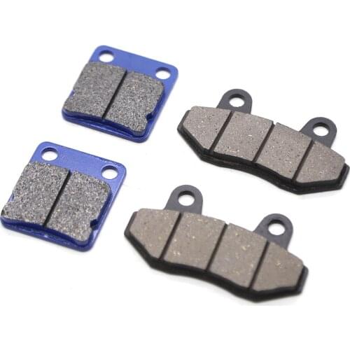 Front and Rear Motorcycle Brake Pads Brake Kit Bicycle Brake Pad Bike Motorcycle for 50 90 110 125 140 150 160cc Pit Dirt Bike