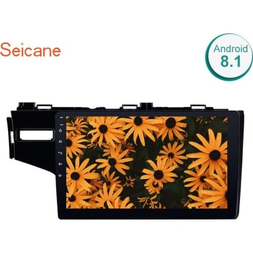 Seicane 2din Android 8.1 10.1 Inch Car Multimedia Player Radio For 2014 Honda FIT Left GPS Navigation Head Unit Bluetooth Wifi