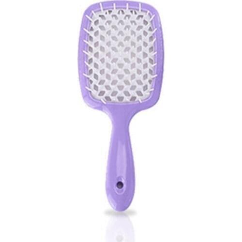Vented Hair Brush Styling Tools Large Plate Combs Massage Girls Ponytail Comb 11UF