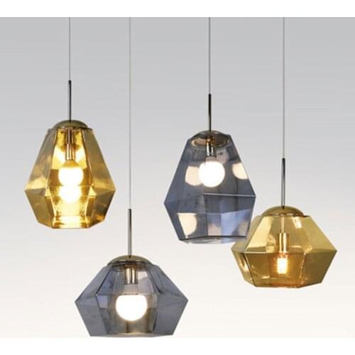 Nordic Art Glass Plating Light Living Room Lamps Bar Entrance Creative Minimalist Restaurant Cafe Lava Chandelier