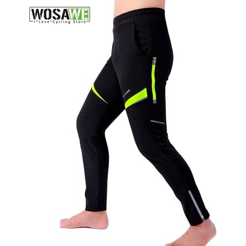 Spring Autumn Cycling Pants Breathable Quick Dry MTB Bike Pant Waterproof Trousers Elastic Waist Ropa Ciclismo