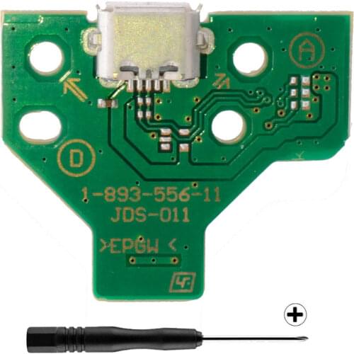 JDS-011 Charging Charger Socket board with Cross Screwdriver for PS4 Controller DS 4 Dualshock 4 JDM-011 Mainboard