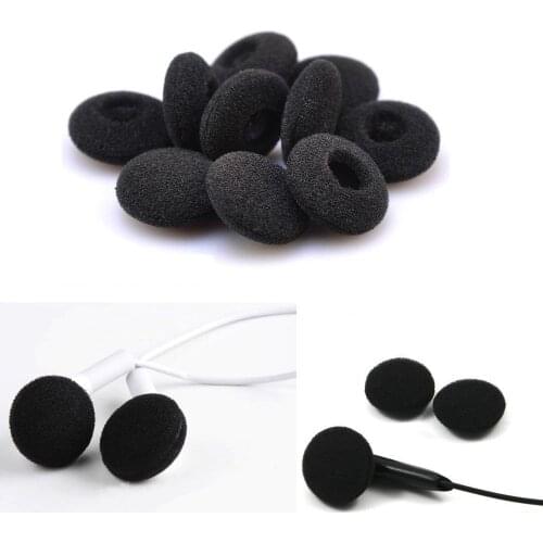 10 pairs 20Pcs 15mm Soft Foam Earbud Headphone Ear pads Replacement Sponge Covers Tips