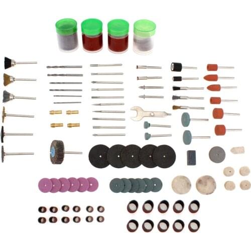 161pcs/set Electric Grinding Cutting Polishing Engraving Accessories Bit Set for Rotary Drill Abrasive Kits