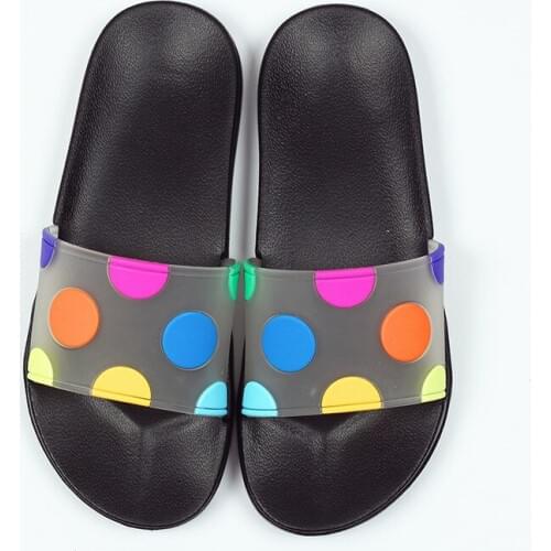 2020 summer slippers shoes ladies cute jelly transparent slippers outdoor lightweight beach slippers sandals