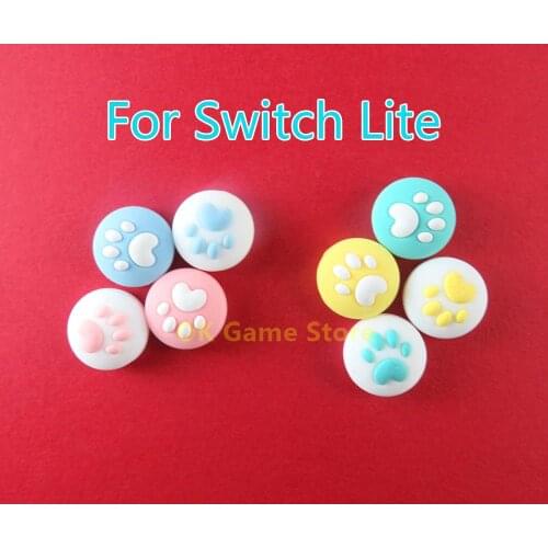 4pcs/lot Durable Silicone Cat Claw Handle Caps For NS Switch Switch Lite NX NS Protection Controller Left And Right Rocker