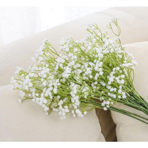 5/10pcs Babies Breath Artificial Flowers Fake Gypsophila DIY Floral Bouquets Arrangement Wedding Home Garden Party Decoration