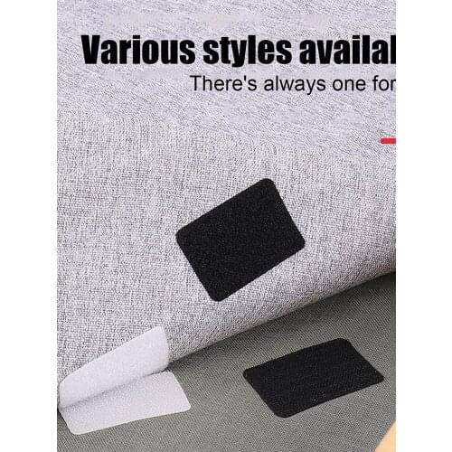 5PCS Non-mark Double-sided Adhesive Fixed Hoop Loop Anti-slip Function Home Using