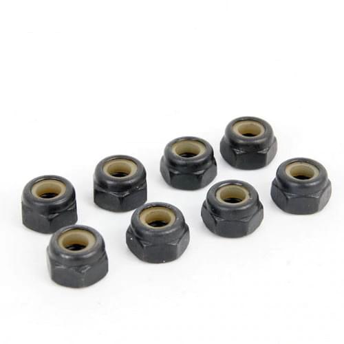 8Pcs 02055 HSP Spare Parts Nylon Nut M4 For 1/10 Racing RC Car Hobby Truck Buggy Drift ATV Baja