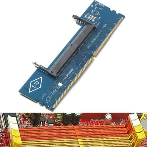 Laptop DDR3/4 RAM to Desktop Adapter Tester Notebook Memory Test Special Card Riser DDR4 Card Generation W8M1
