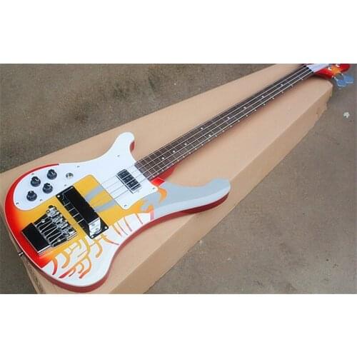 Backhand 4-String Electric Bass, Color Front CS Back, Rosewood Fretboard 4003 Electric Guitar