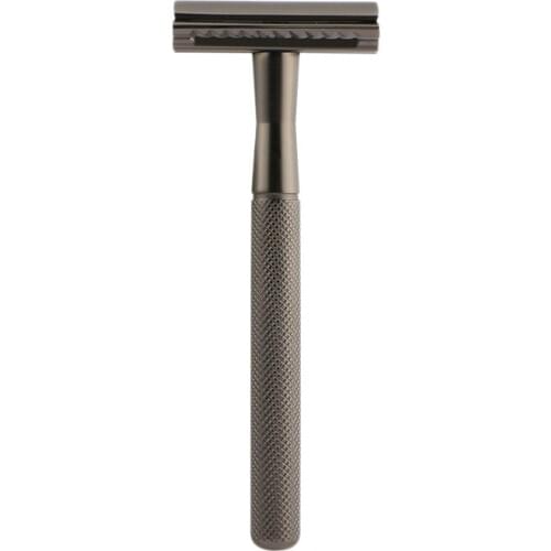 Razor Mens Double Edge Razor Classic Manual Shaver Alloy Head Metal Razor for Shaving or Hair Removal