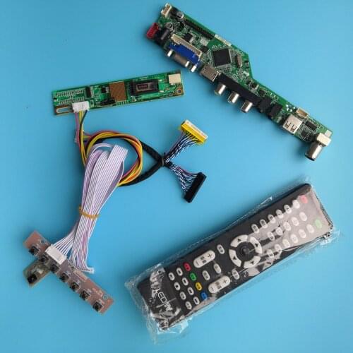 For B121EW03 V1 Module TV 1 lamps 12.1" AV VGA Mother Board 20pin Digital Signal Resolution Controller Board 1280X800