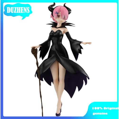 Japanes Anime Re:Zero kara Hajimeru Isekai Seikatsu melanism RAM PVC Action Figure Anime Figure Model Toys Figure Doll Gift