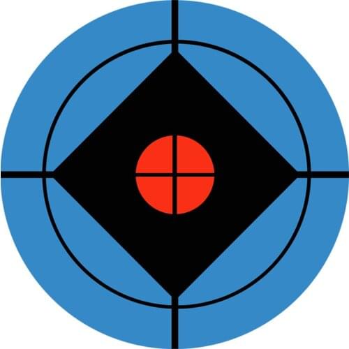 BC 1Roll/250pcs Shooting Target Adhesive Shoot Targets Splatter Reactive Stickers 7.5cm Flowering Splash Reactivity Shoot Aim