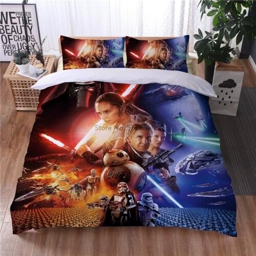 Famous Star Wars Movie Bedding Sets Europe Australia Size Comforter Bedding Sets The Force Awakens Duvet Cover Sets Pillowcases