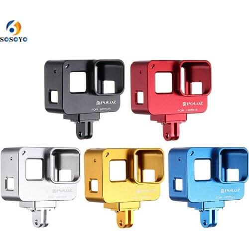 Aluminum Alloy Housing Shell case Protective cover Cage Frame for GoPro HERO 6 5 Sports Camera Accessories