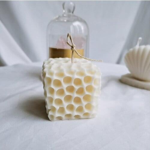 Square Honeycomb Form Candle Mold DIY Aromatherapy Candle Molds Mousse Cake Baking Mould Handmade Soap Making Tools Resin Crafts