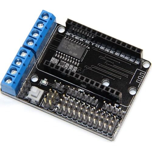 1pcs Motor Shield Board L293D for New NodeMCU ESP-12E from ESP8266 esp 12E kit diy rc toy wifi rc smart car remote control