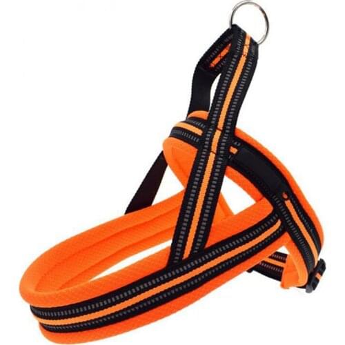 Dog Harness With Traction Belt Collar Reflective Adjustable Small Medium Large Pets Outdoor Chest Strap Dogs Collar Harness Vest