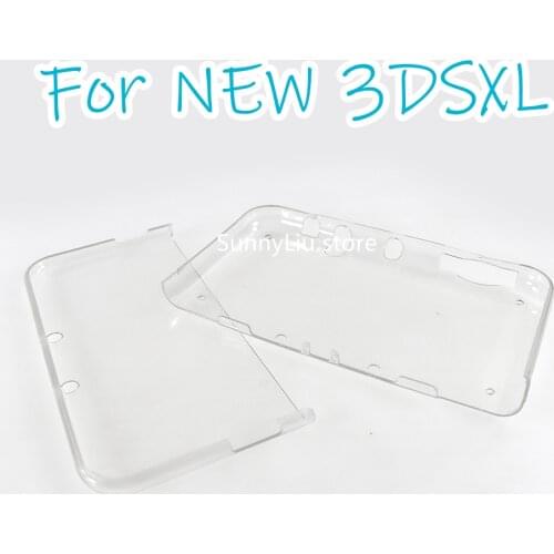 Clear White Soft TPU Protective Case Game Console Protector Skin Cover Shell for New 3DS LL XL Console