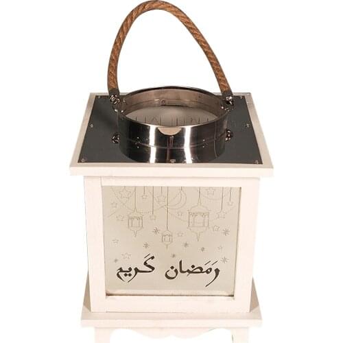 Ramadan Lanterns Eid Eid Mubarak Wooden Lantern Crafts Arabian Lanterns Holiday Decorations Home Decoration Lights Gifts