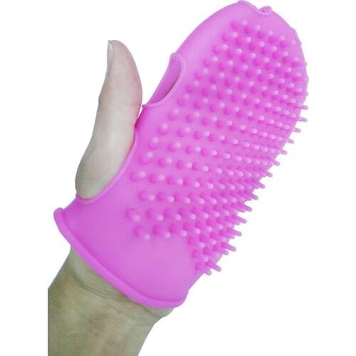 Silicone Skin Massage bath brush for body scrub Bathing shower gloves towel massager bathroom tool clean stress relax health