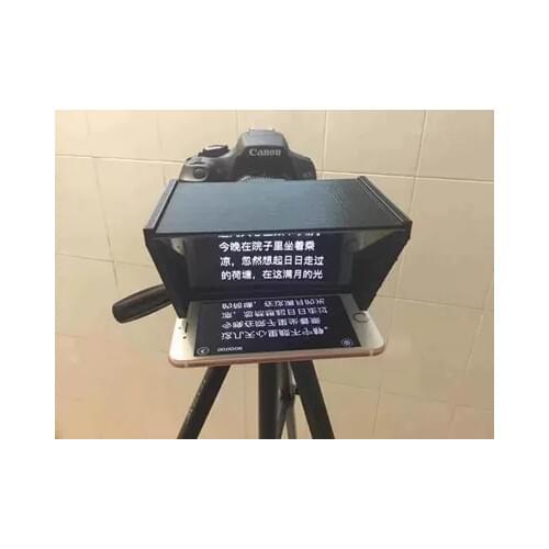 Smartphone Teleprompter for Canon Nikon Sony Camera Photo Studio DSLR for Youtube Interview Teleprompter Video Camera