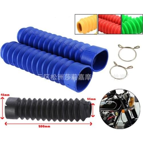 20CM Universal Motorcycle Fork Bellows Leg CoversBrakes Suspension Parts Equipments Plastic for Honda Yamaha Suzuki Kawasaki