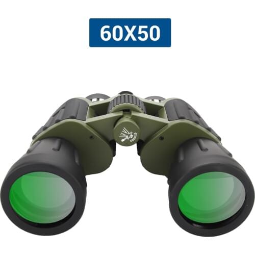 60x50 Zoom Day/Night Military Army Powerful Binoculars Optics Hunting Camping High Power HD Telescope Handheld Optics Binocular