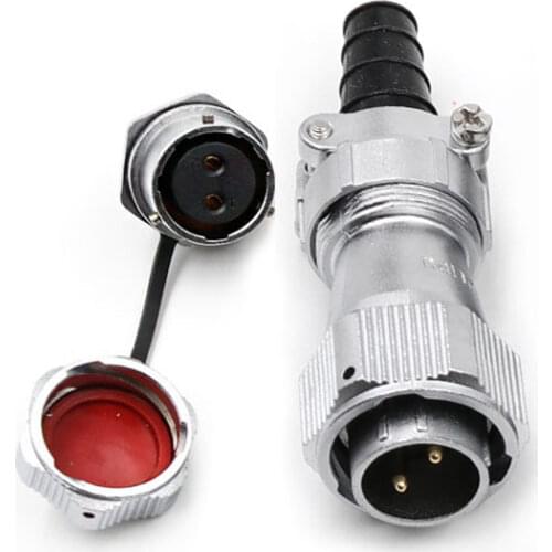 Outdoor Waterproof M20 Connector 2 3 4 5 6 7 9 12 15 Pin Soldering Male Aviation Plug Female Socket LED Adapter Ebike Motorcycle
