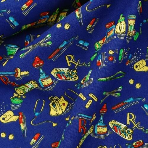 1 yard Cotton Woven Fabric, Bag, bottle and sewing tools (width=140cm,180g)