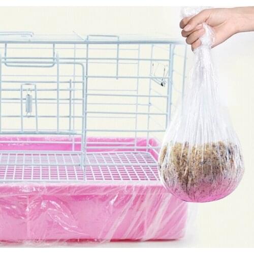 10Pcs/Set Rabbit Cage Liners Disposable Large Plastic Mat Films for Bunny Chinchillas Rats Hamsters Hedgehogs Small Animals