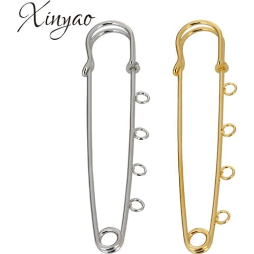 10pcs/lot 21x90mm Big Large Long Metal Wedding Brooch Safety Pins Needles for Women DIY Jewelry Findings Wholesale F2174