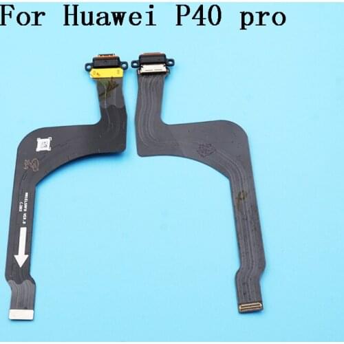 10pcs/lot For Huawei P40 pro USB Charging Port Connector Flex Cable Charger Port Tail Wire Repair Parts