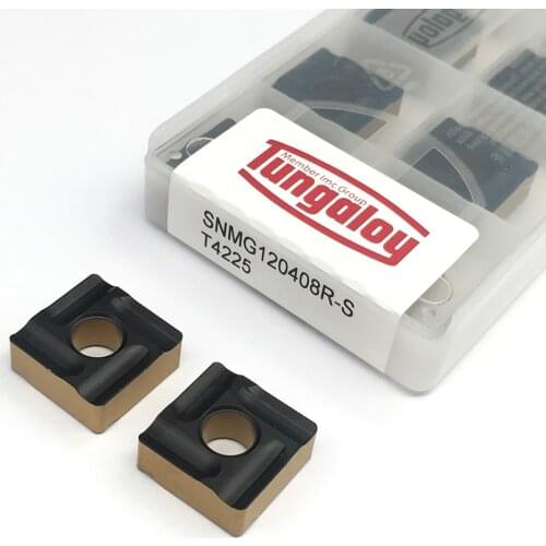 100% Original 10PCS SNMG120408R-S T4225 High Quality For Steel Parts Metal CNC Machine Parts Tool Turning Tool Carbide Inserts
