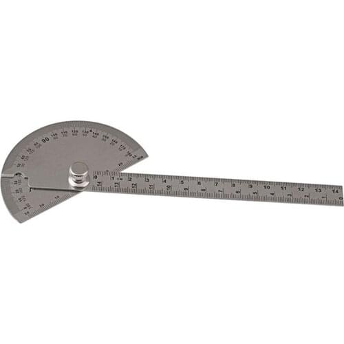 150mm stainless Steel 180 degree Measuring Ruler Tool Angle Protractor Ruler measure tools