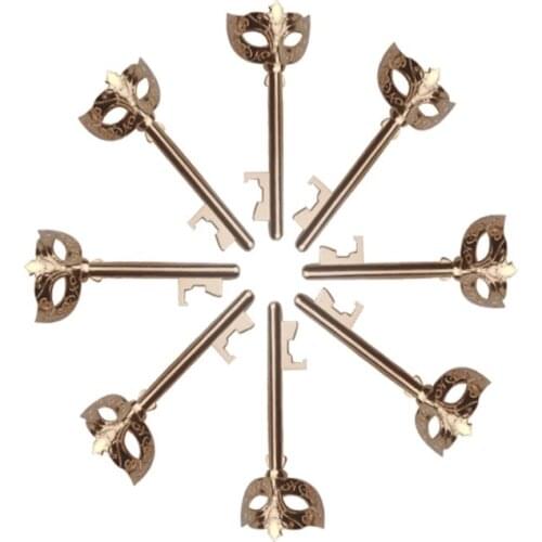 500pcs Gold Mask shape Beer bottle opener Keyring Keychain openers Birthday Gifts Wedding Party Gifts with mesh bag