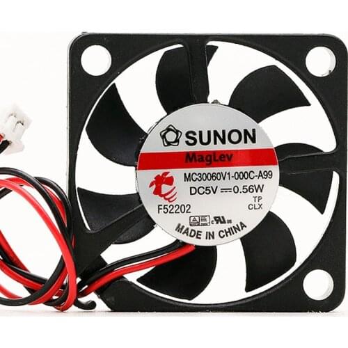 Brand New For Sunon MC30060V1-000C-A99 DC5V 0.56W 30x30x6MM 3cm Cooling fan