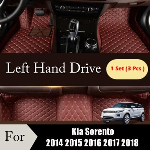 Car Floor Mats For Kia Sorento Prime UM (5 Seats) 2019 2018 2017 2016 2015 Car Interior Accessories Car Carpet Floorliner