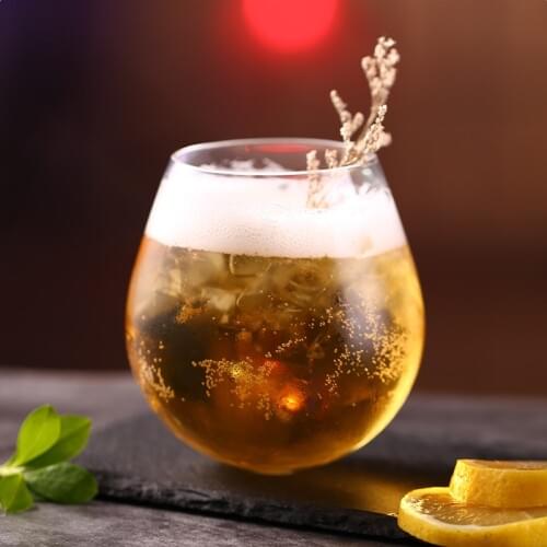 Free Shipping 4 Piece 350ML Old Fashioned Glass Whisky Glass Egg Shape Cocktail Glass Set of 4