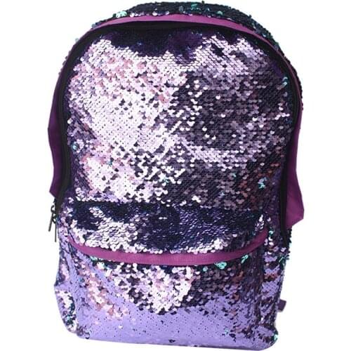 Reversible Sequin Backpacks for Girls Unique Glitter Shoulder Bag Causal Women School Knapsack