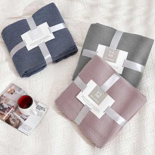 Cotton Six Layers Gauze Towel Baby Blanket Siesta Cover Plaid Newborn Receiving Blankets Swaddle Wrap
