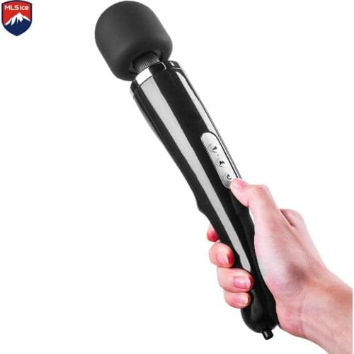 The human body engineering Adjustable Powerful Stick Head Vibrators Recharge Magic Wand Massager Clitoris Stimulate Body Massage